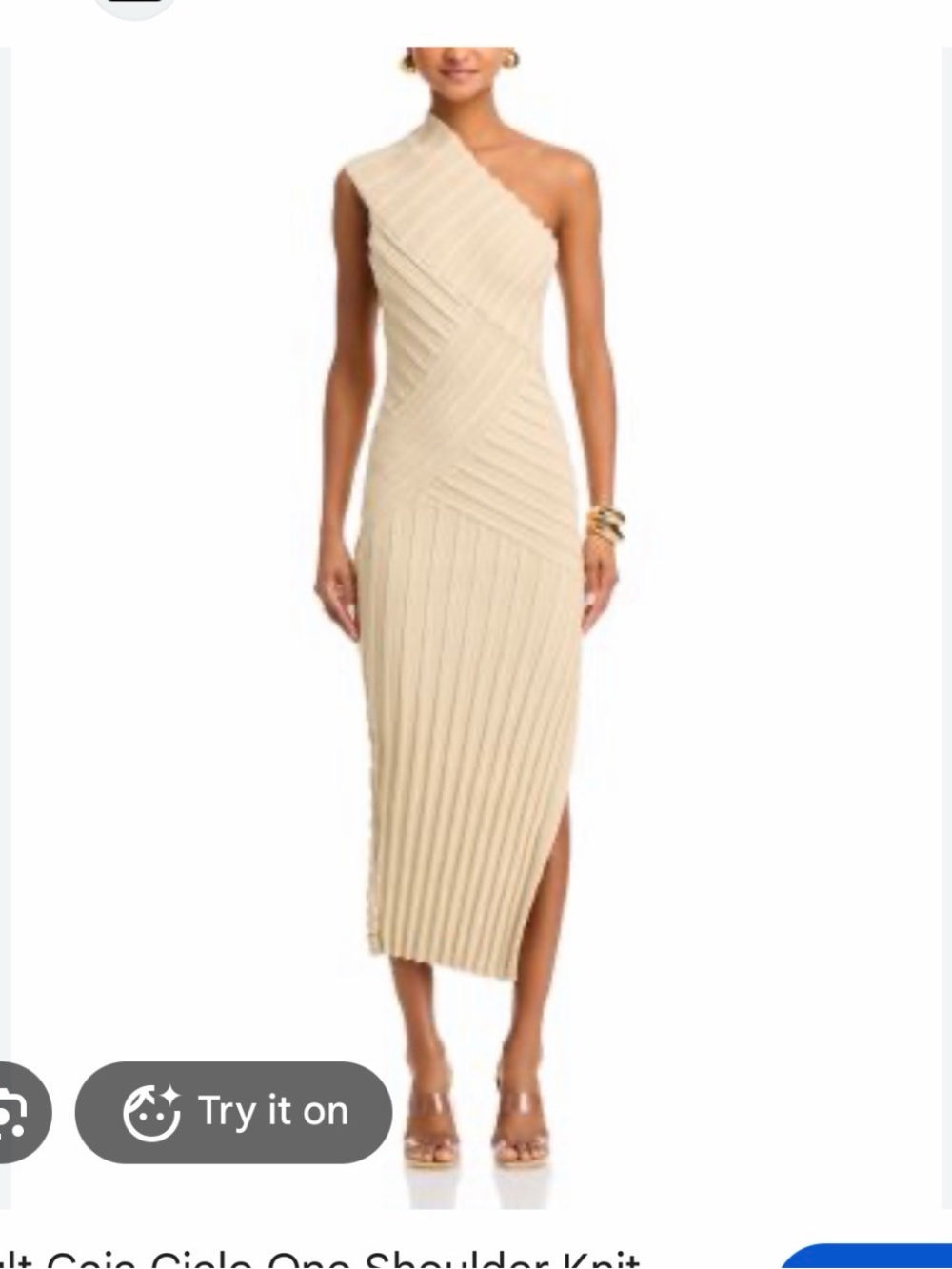 Cult Gaia ribbed dress
